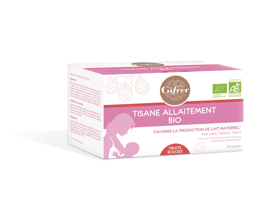 tisanes allaitement fruits rouges/fenouil 20 sachets de 2g - Pharmazon