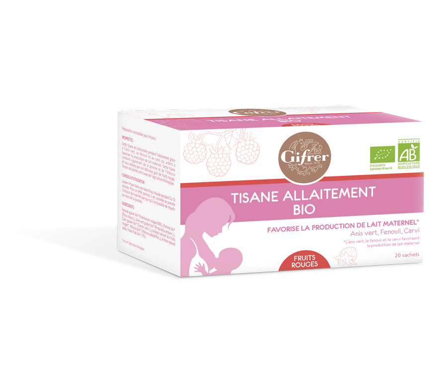 Acheter tisane allaitement 20 sachets - gifrer