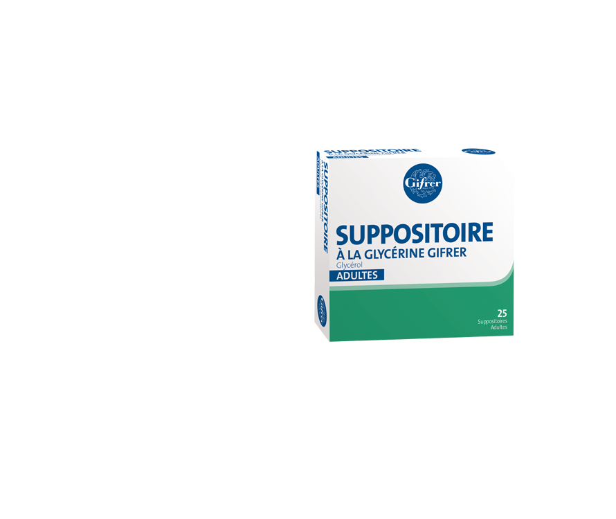 Gifrer  Suppositoire à la glycérine (Adultes) - médicament