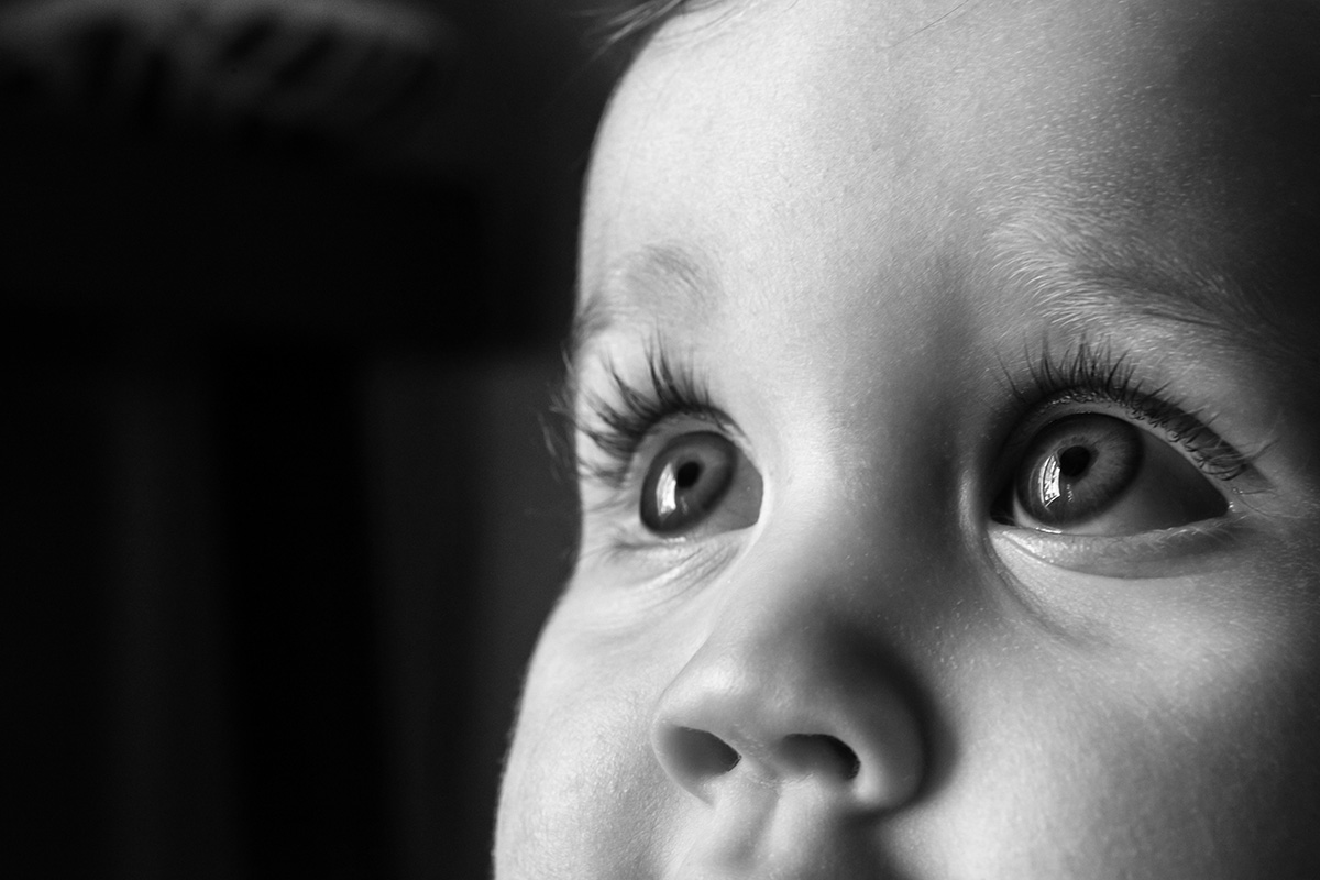 Comment bébé voit le monde, noir et blanc